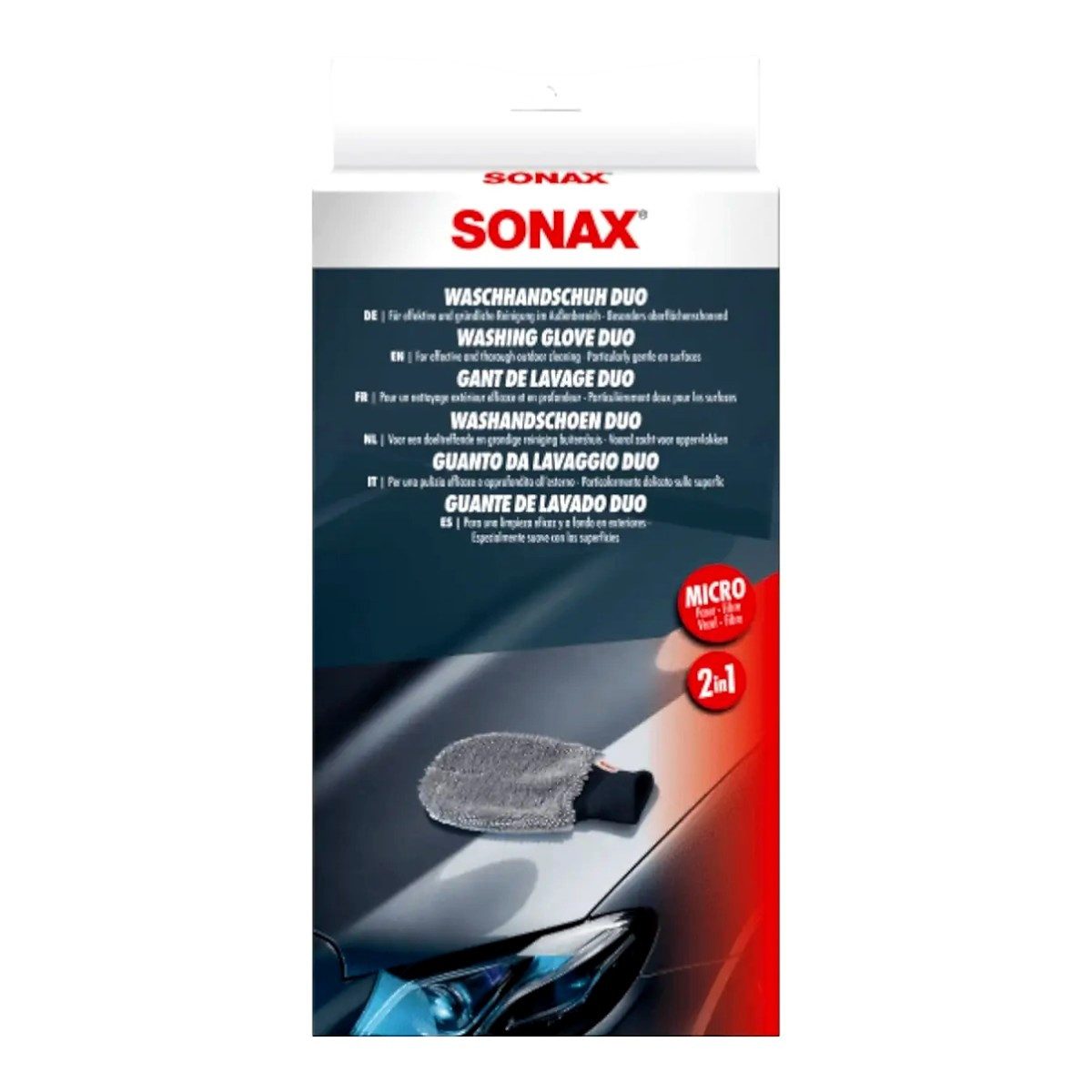 Sonax SONAX WaschHandschuh Duo Autopolitur, Maschinenwaschbar bei 40 Grad