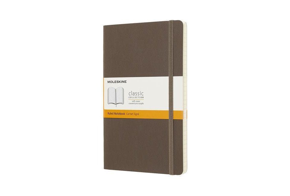 MOLESKINE Notizbuch Moleskine Earth Brown Notebook Large Ruled Soft