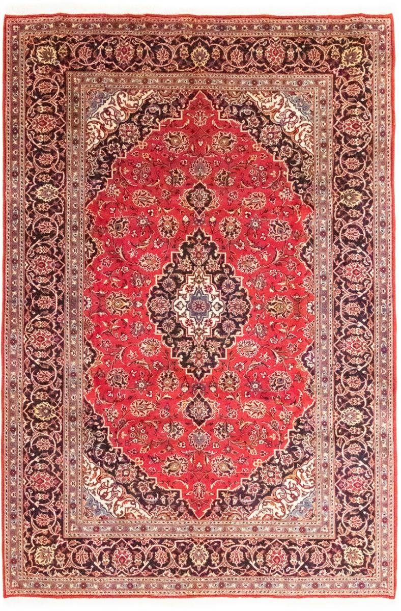 Orientteppich Keshan 203x304 Handgeknüpfter Orientteppich / Perserteppich, Nain Trading, rechteckig, Höhe: 12 mm