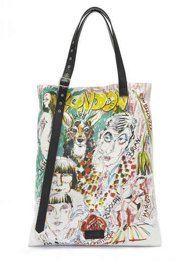 LOOKS by Wolfgang Joop Henkeltasche PRINTS, mit originellem Scribble-Print