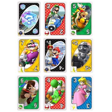 Mattel® Spiel, UNO Kartenspiel Mario Kart