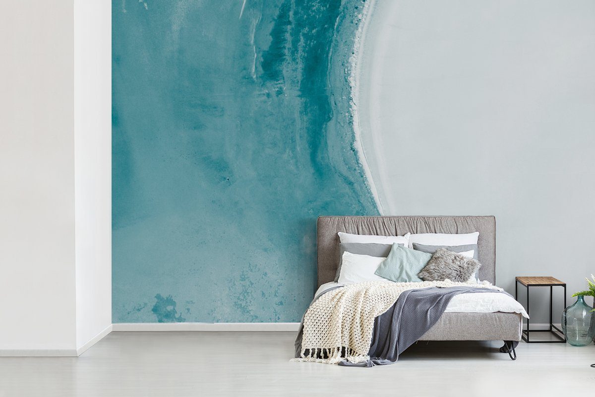 bedruckt, Fototapete MuchoWow Wasser Wallpaper - (6 Strand - Wohnzimmer, Australien, Vinyl Matt, Schlafzimmer, Kinderzimmer, Tapete St), für