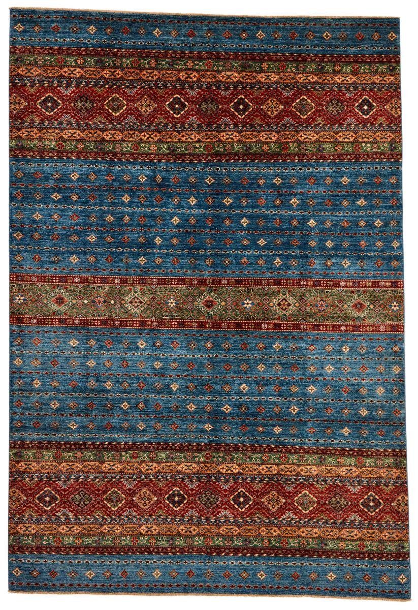 Orientteppich Arijana Shaal 211x301 Handgeknüpfter Orientteppich, Nain Trading, rechteckig, Höhe: 5 mm