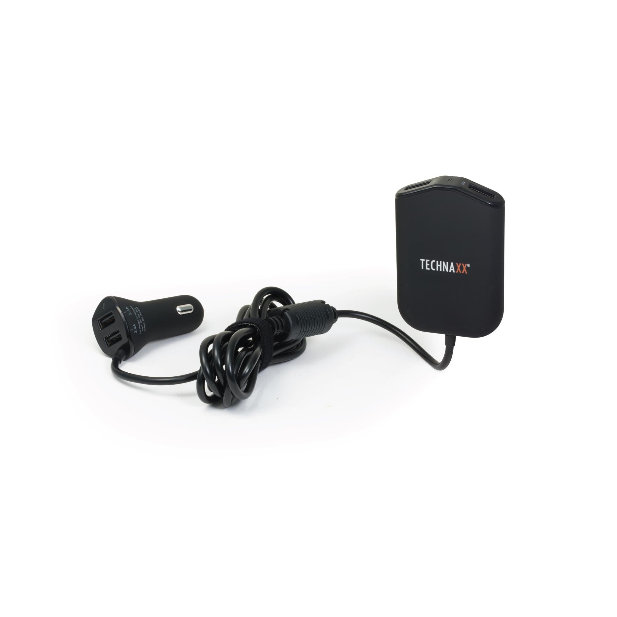 Technaxx TE14 Ladestation (Auto Zigarettenanzünder Ladegerät für Smartphones)