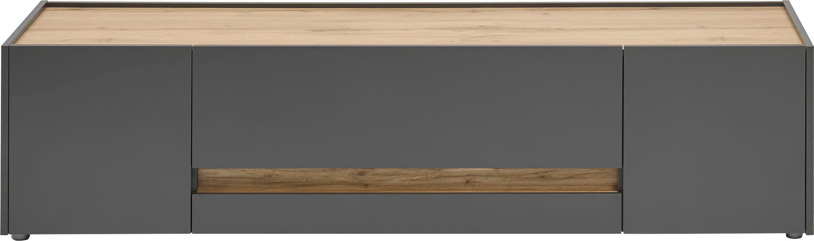 Home affaire Lowboard City/Giron, moderner TV-Schrank, Kommode, TV-Unterschrank, zeitlos, modern, ausreichend Stauraum, vielseitig einsetzbar