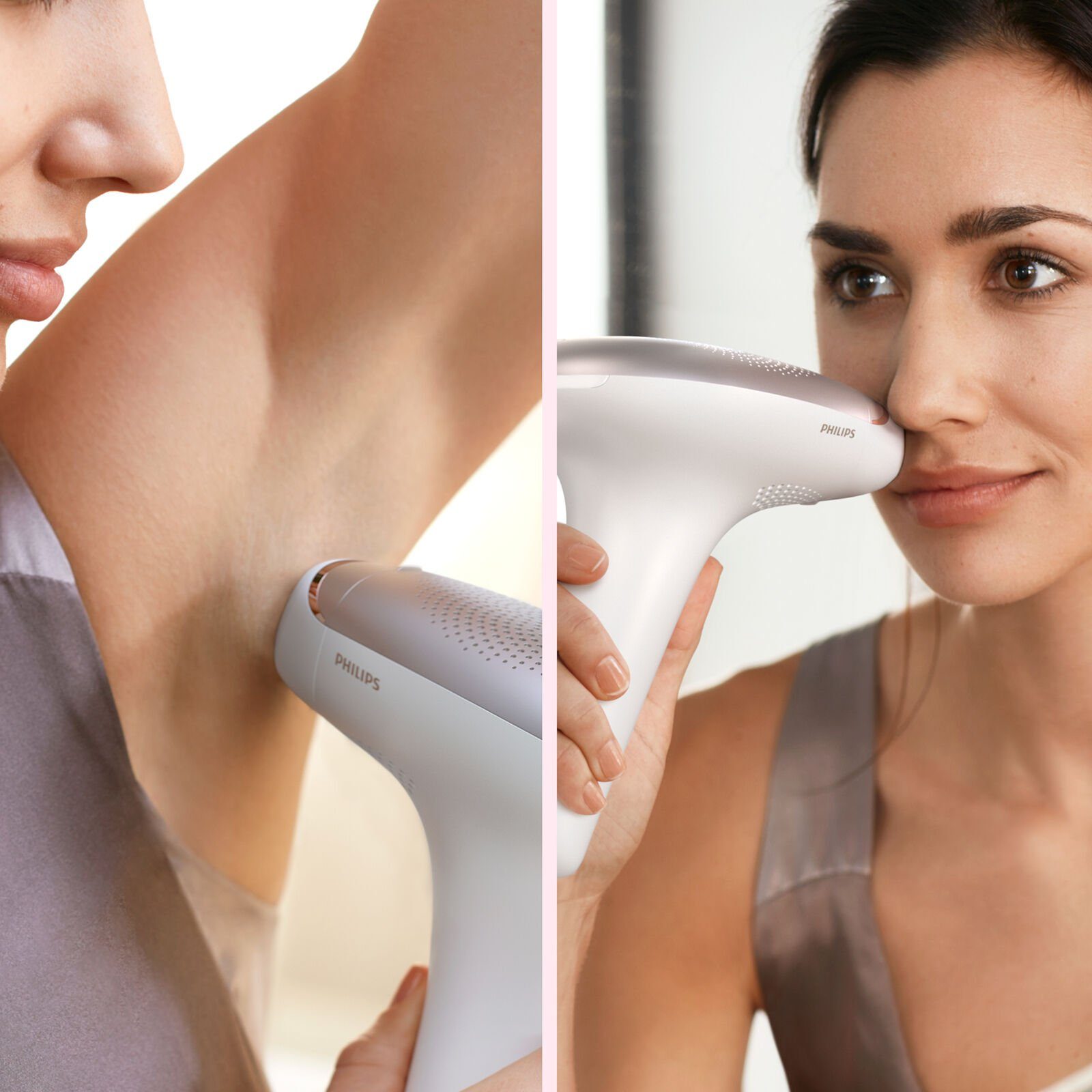 Philips Epilierer Lumea Advanced IPL-Haa­r­ent­fer­nungs­ge­rät BRI923/00 grau