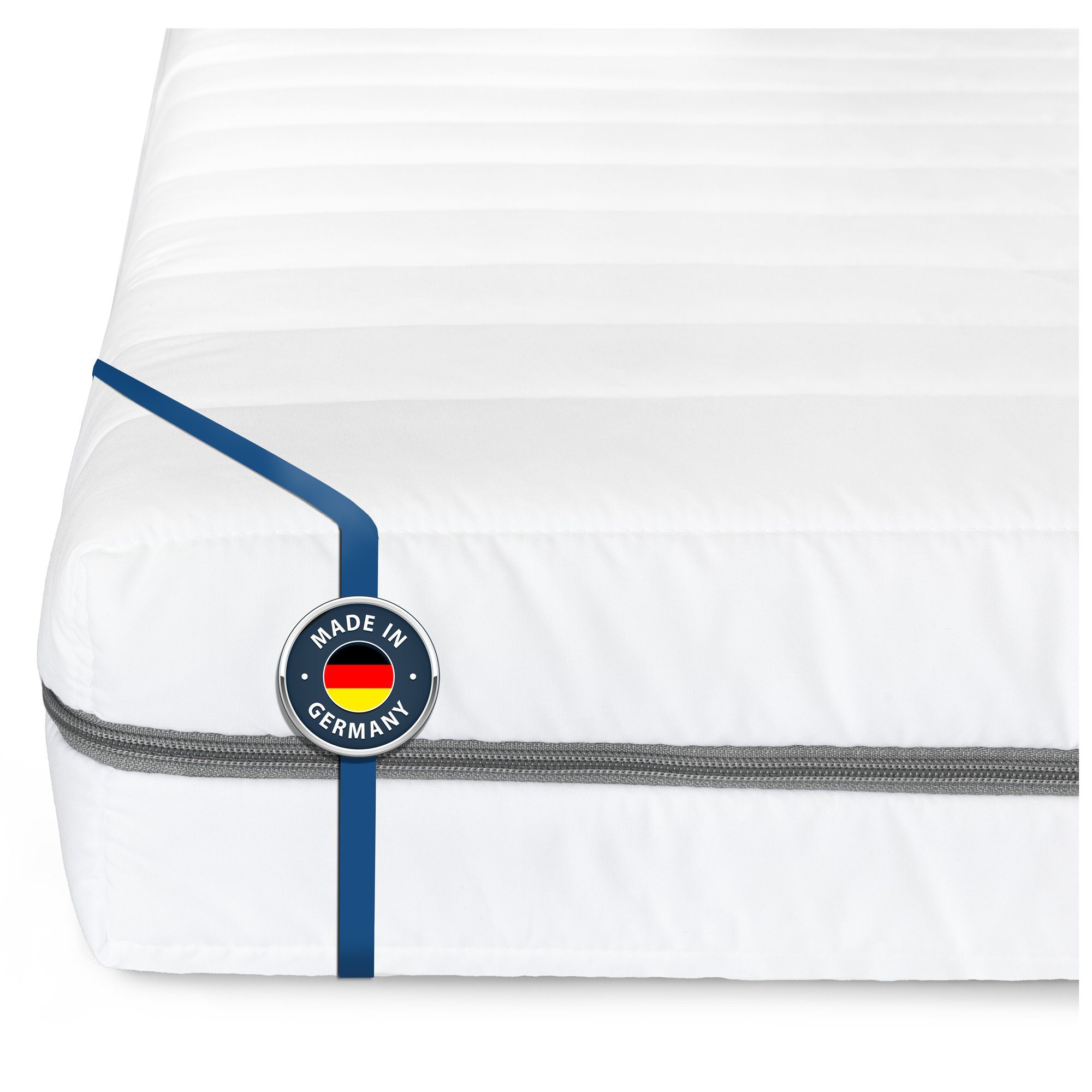 Komfortschaummatratze BMM Matratze Klassik Super XXL, BMM, 12 cm hoch, ergonomische 7-Zonen KSCell®-Schaum, Made in Germany