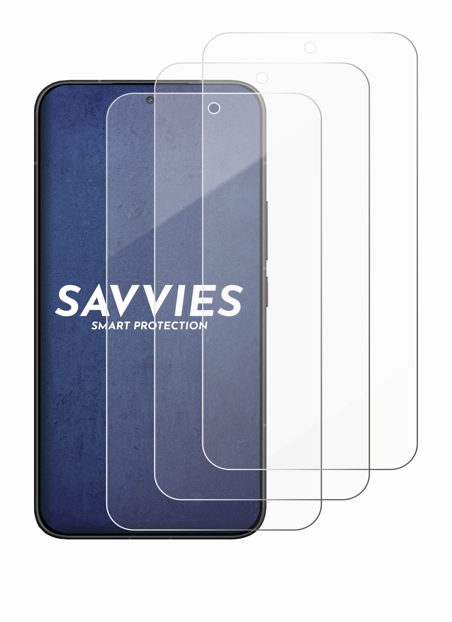 Savvies Displayschutzglas Schutzglas Panzer für Xiaomi Poco X8 Pro Max, 3 Stück, Schutzfolie Display Schutz Glas Folie klar – Bild 2 von 5
