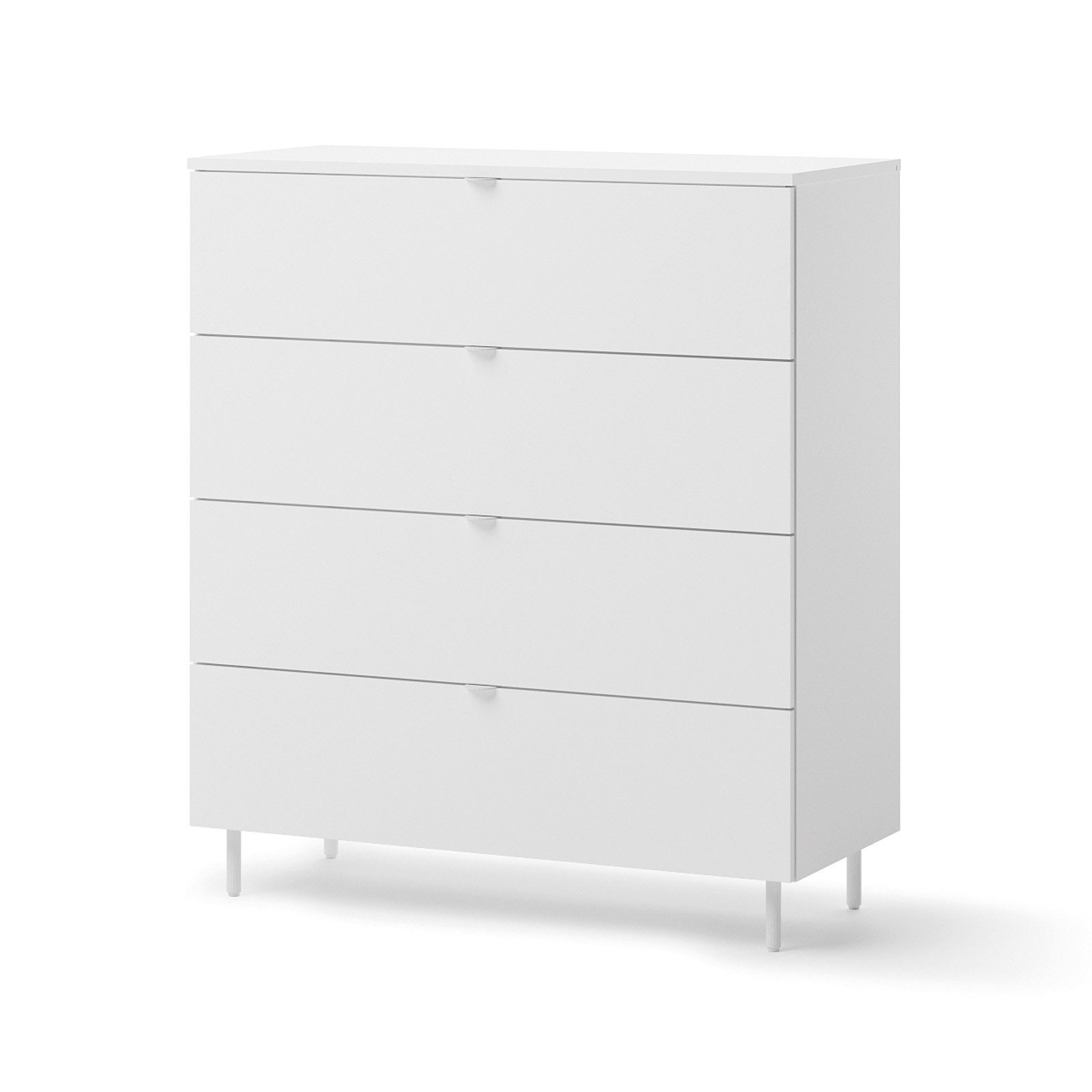 HAUSELEMENT Kommode MILA MA-04, Sideboard 4 Schubladen 90 cm Anrichte Modern