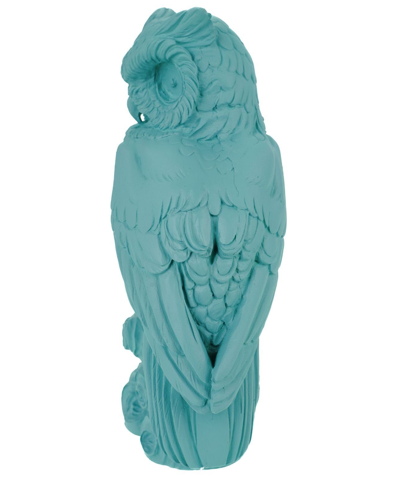 Tierfigur Türkis Alabaster Vogel Schatzkiste Kremers Dekofigur cm Figur Deko Eule Uhu 21