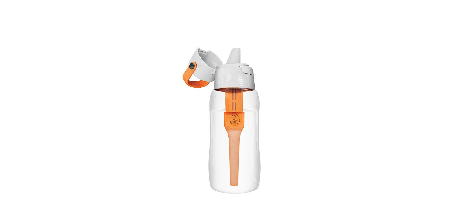 Festivalartikel Trinkflasche Dafi SOLID 0,7L 0,5L Wasserflasche mit Filter - BPA-frei, Aktivkohle, stoßfest, verschiedene Farben