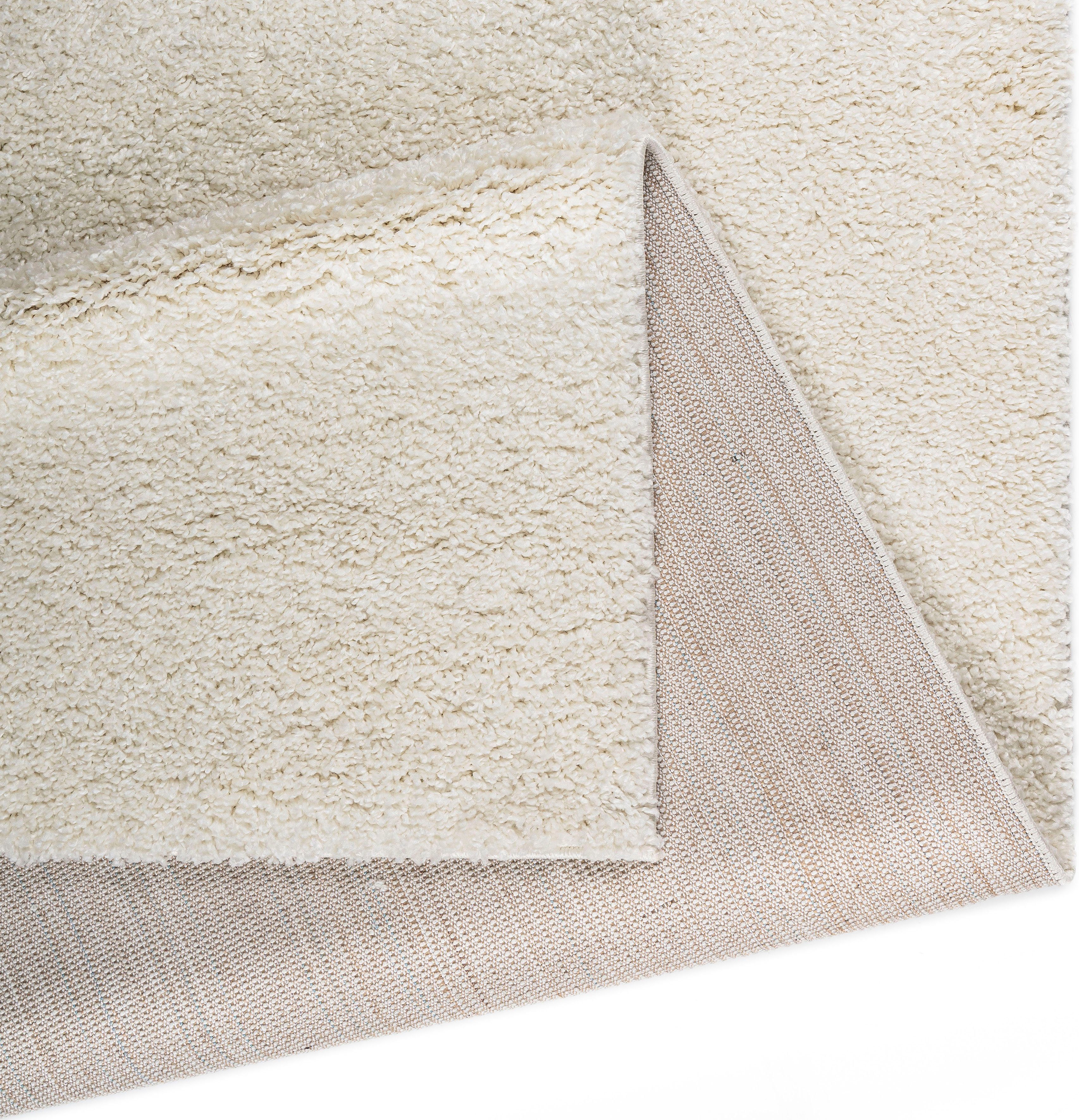 Bruno Banani Hochflor-Teppich Shaggy Soft, rechteckig, Höhe: 30 mm, gewebt, Uni Farben, besonders weich und kuschelig, Kundenliebling