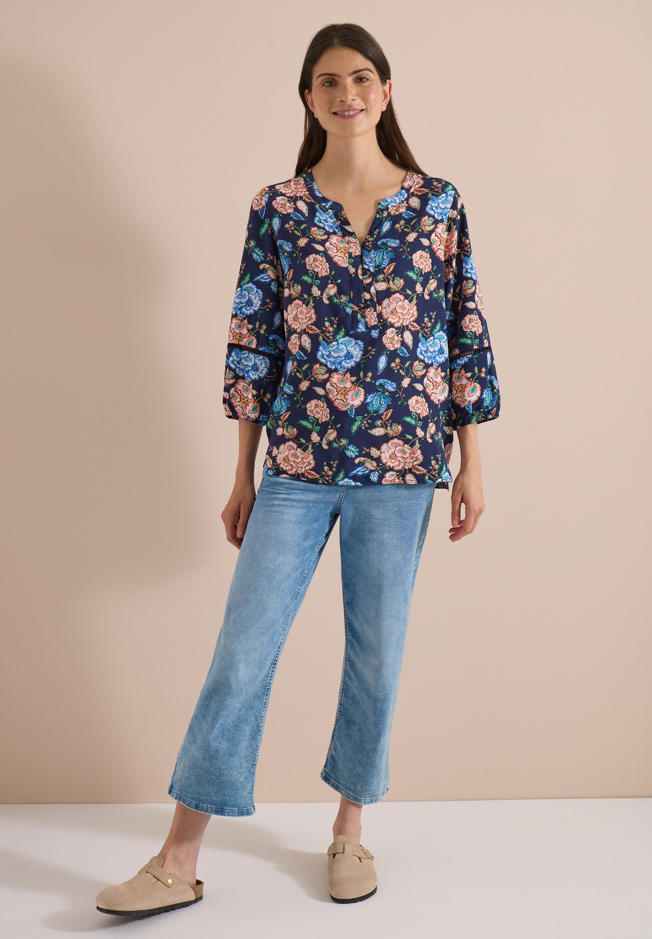 CECIL Shirtbluse mit 3/4 Ärmeln