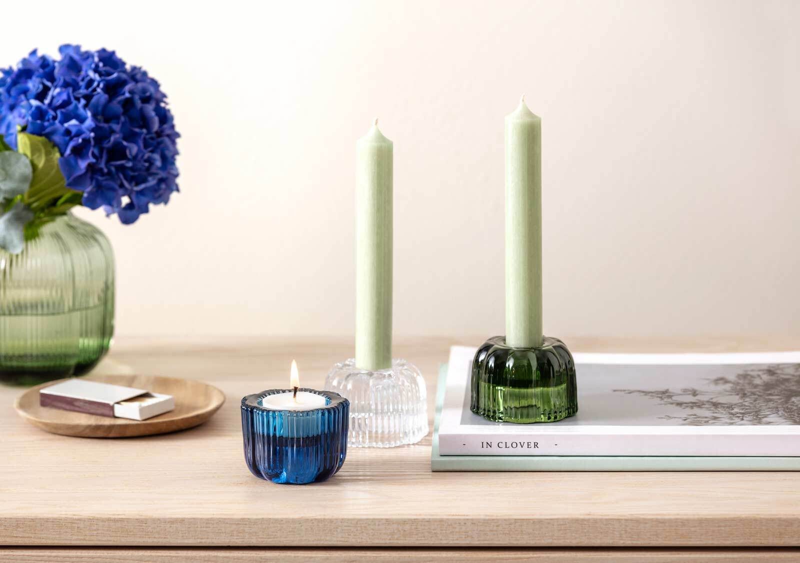 Villeroy & Boch Teelichthalter Fleur 2in1-Kerzenständer ø 6,3 cm 6er Set (6x Kerzenständer, 6 St)