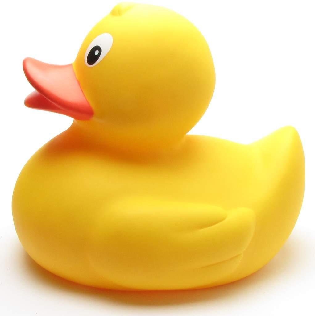 Quietscheente Lina - Badeente gelb - Badespielzeug Duckshop XXL