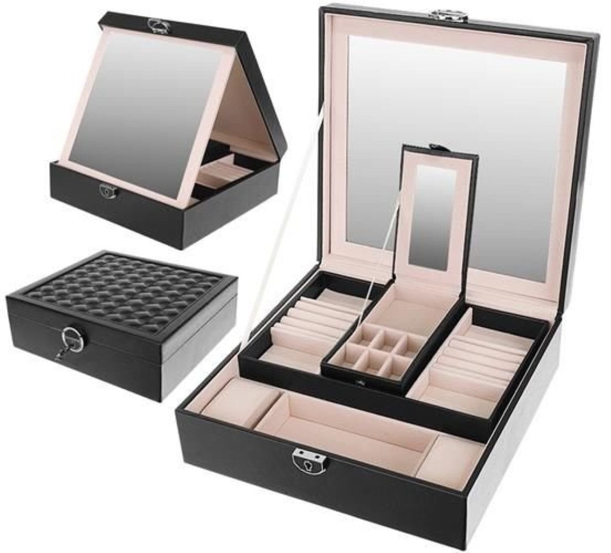 Beautylushh Schmuckkasten Schmucketui Schmuckschatulle Eleganz Funktionalit günstig online kaufen