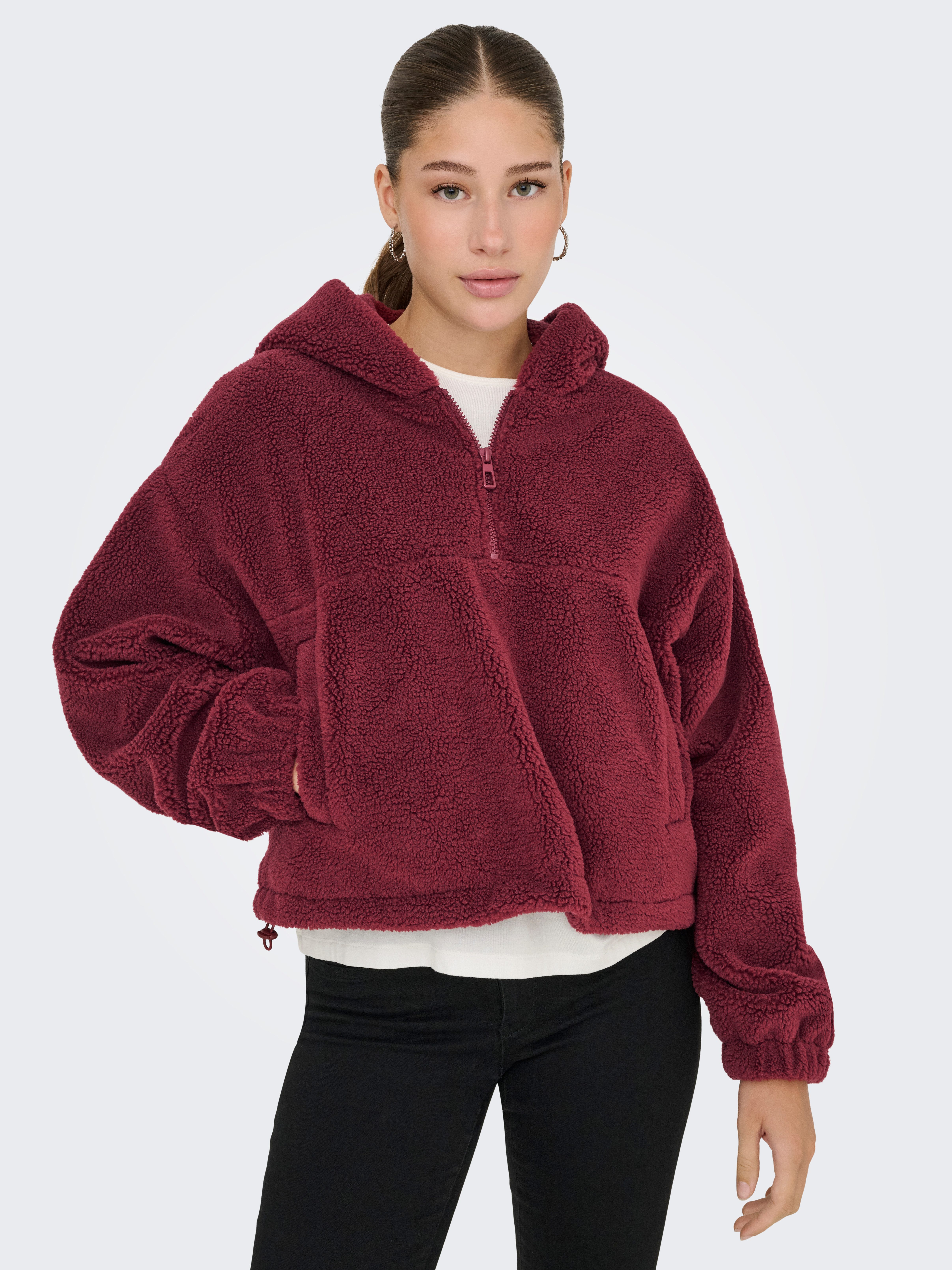 ONLY Fleecejacke ONLSIENA TEDDY ANORAK LIFE günstig online kaufen
