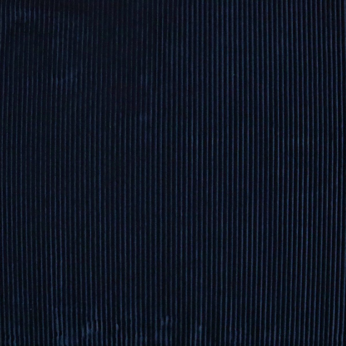 Thumbnail - Stofferia Stoff Polsterstoff Samt Cord Helix Dunkelblau, Breite 137 cm, Meterware