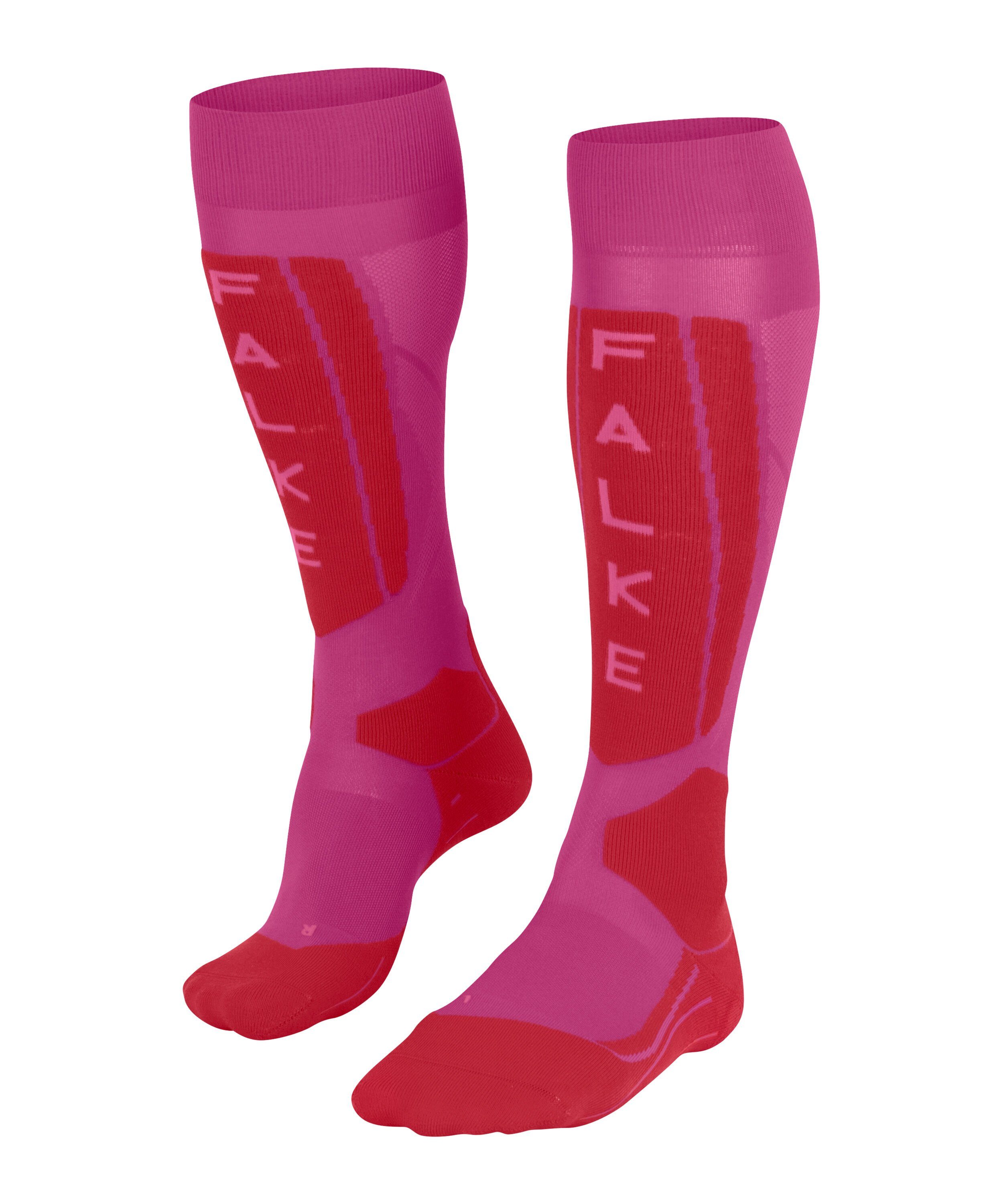 FALKE Skisocken SK5 Expert (1-Paar) ultraleichte Polsterung für direkte Kontrolle lipstick pink (8528)