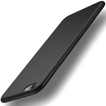 CoolGadget Handyhülle Black Series Handy Hülle für Apple iPhone 6 4,7 Zoll, Edle Silikon Robust Schutzhülle für iPhone 6, iPhone 6S Hülle