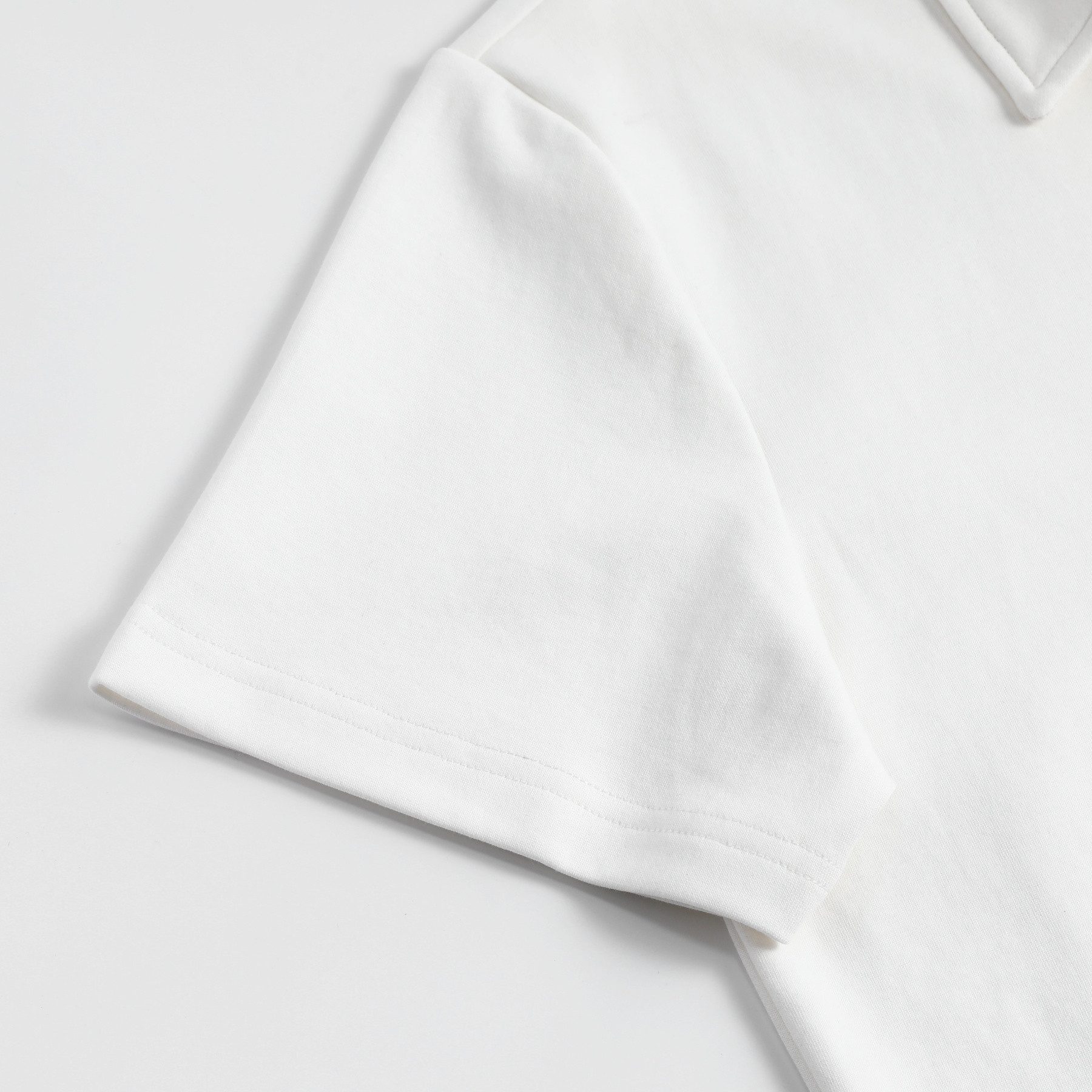 Allthemen Poloshirt Herren Poloshirt mit Halbreißverschluss Kurzarm Freizeitshirt – Bild 5 von 5