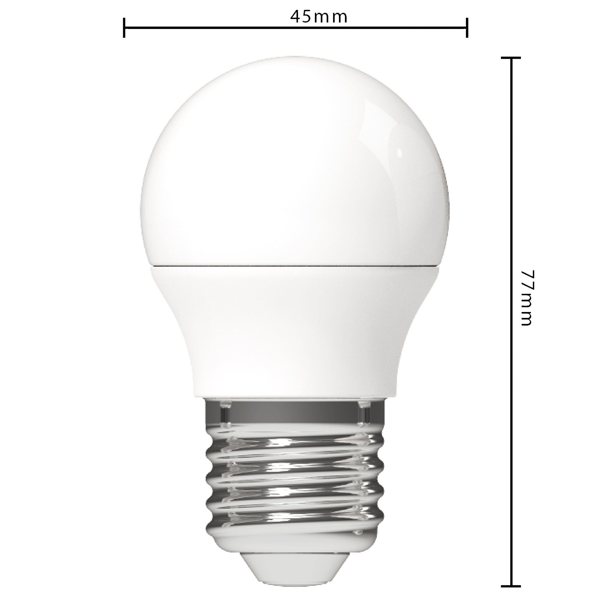 LED-Leuchtmittel LED's 2.5W warmweiß E27, Kugel, light 0620111 E27 Opal G45 LED