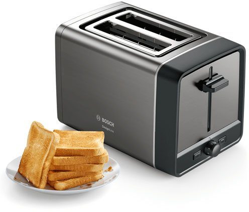 Bosch Home & Garden BOSCH Toaster TAT5P425DE DesignLine, 2 kurze Schlitze, 970 W