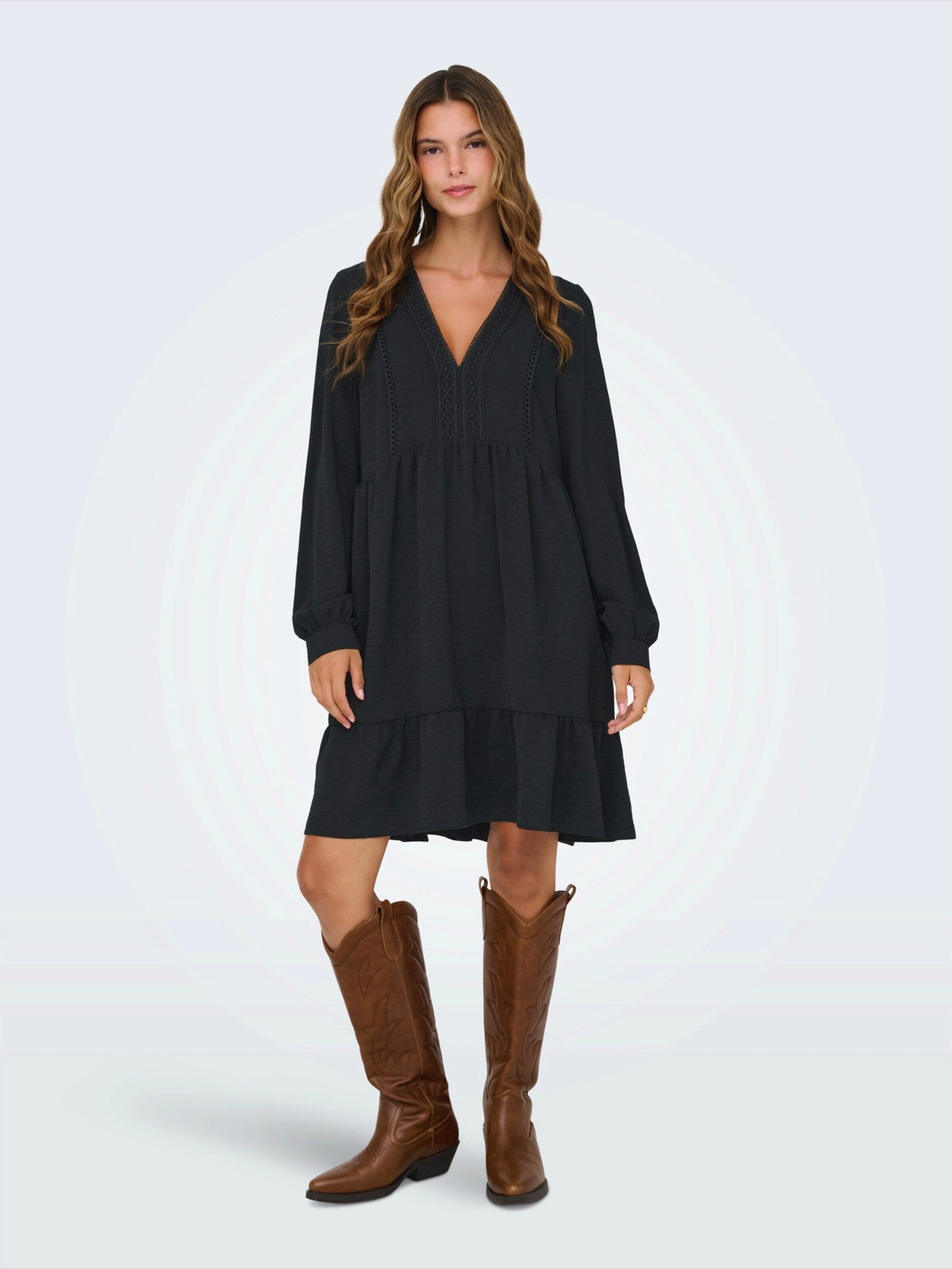 ONLY Midikleid ONLHARVEY (1-tlg) Volant