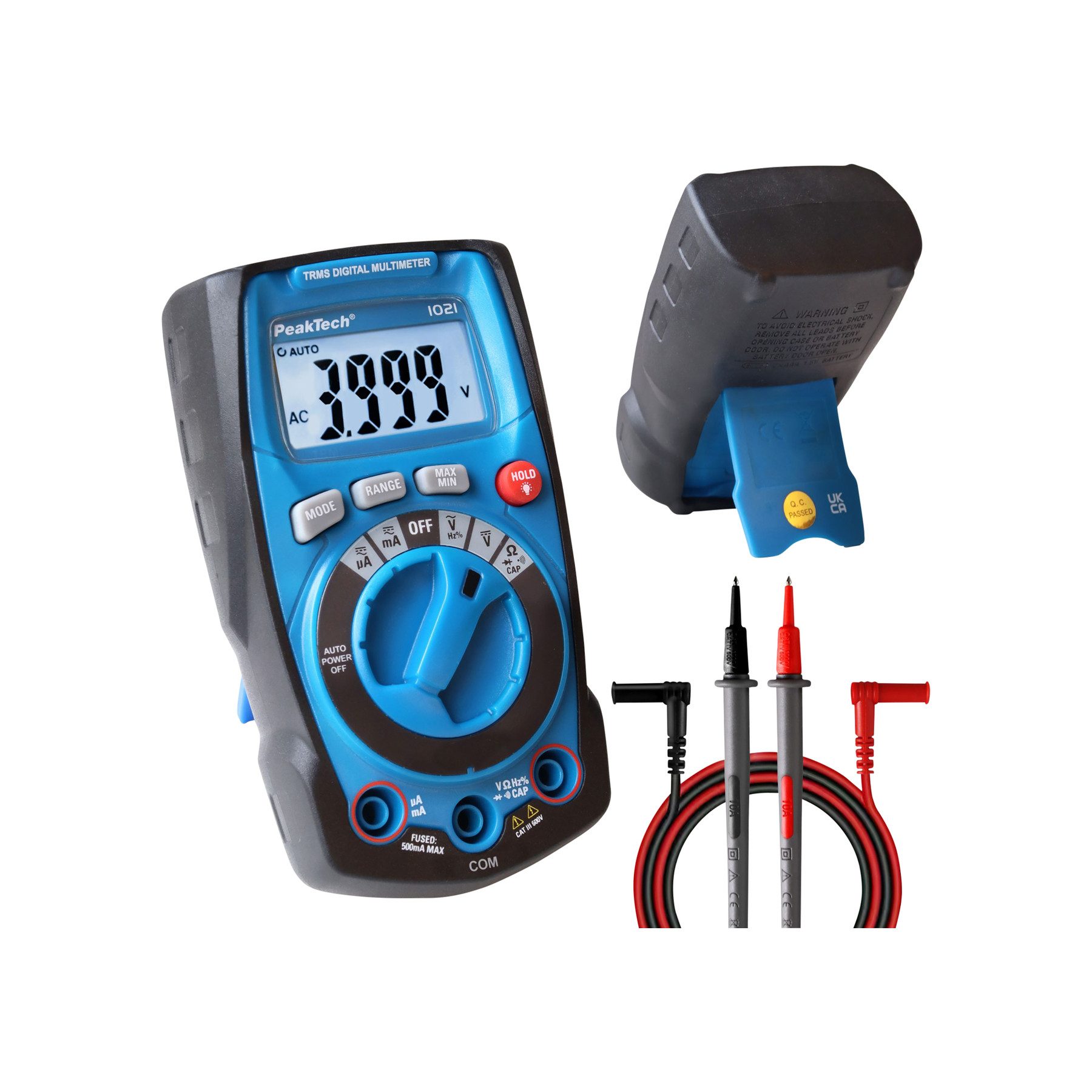 PeakTech Multimeter PEAKTECH Digital Multimeter P 1021, 4000 Counts