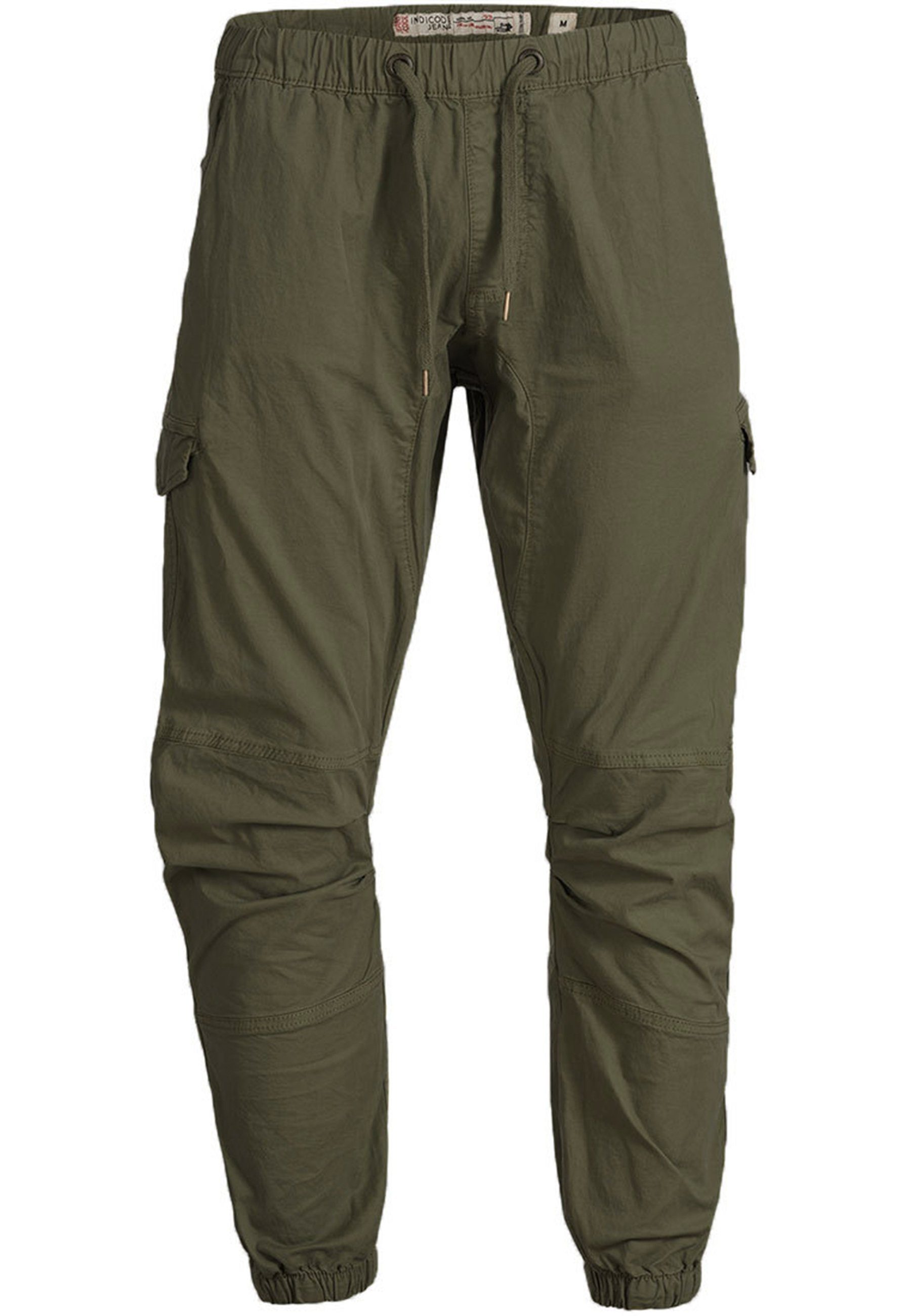 Indicode Cargohose Herren Levy Cargo Hose Herrenhose mit elastischem Bund u günstig online kaufen