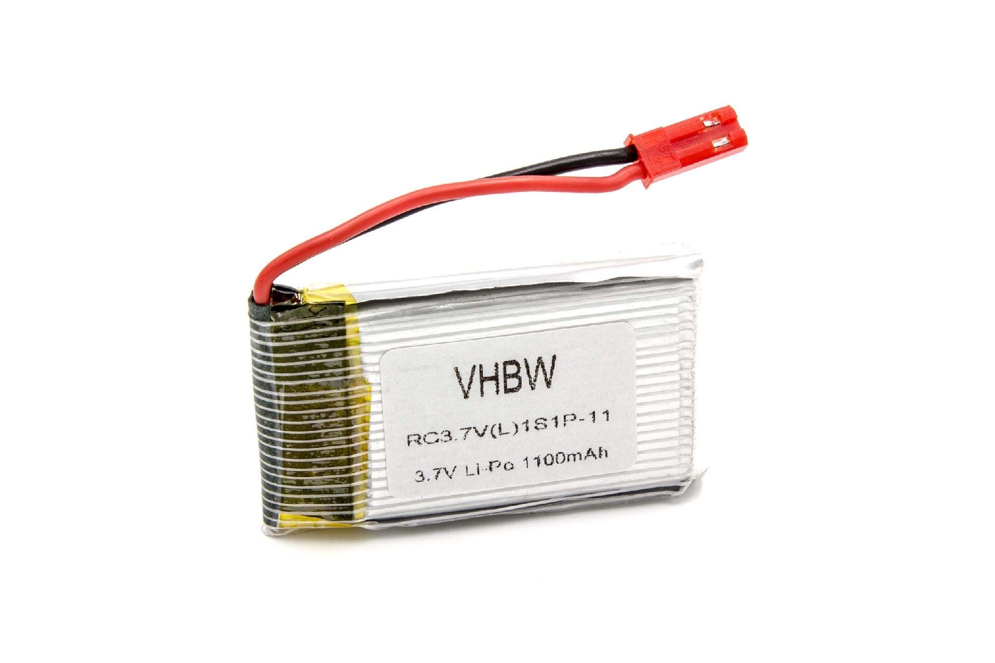 vhbw Akku passend für Walkera Dragonfly HM 5G4 Modellbau (1100mAh, 3,7V, Li-Polymer) 1100 mAh