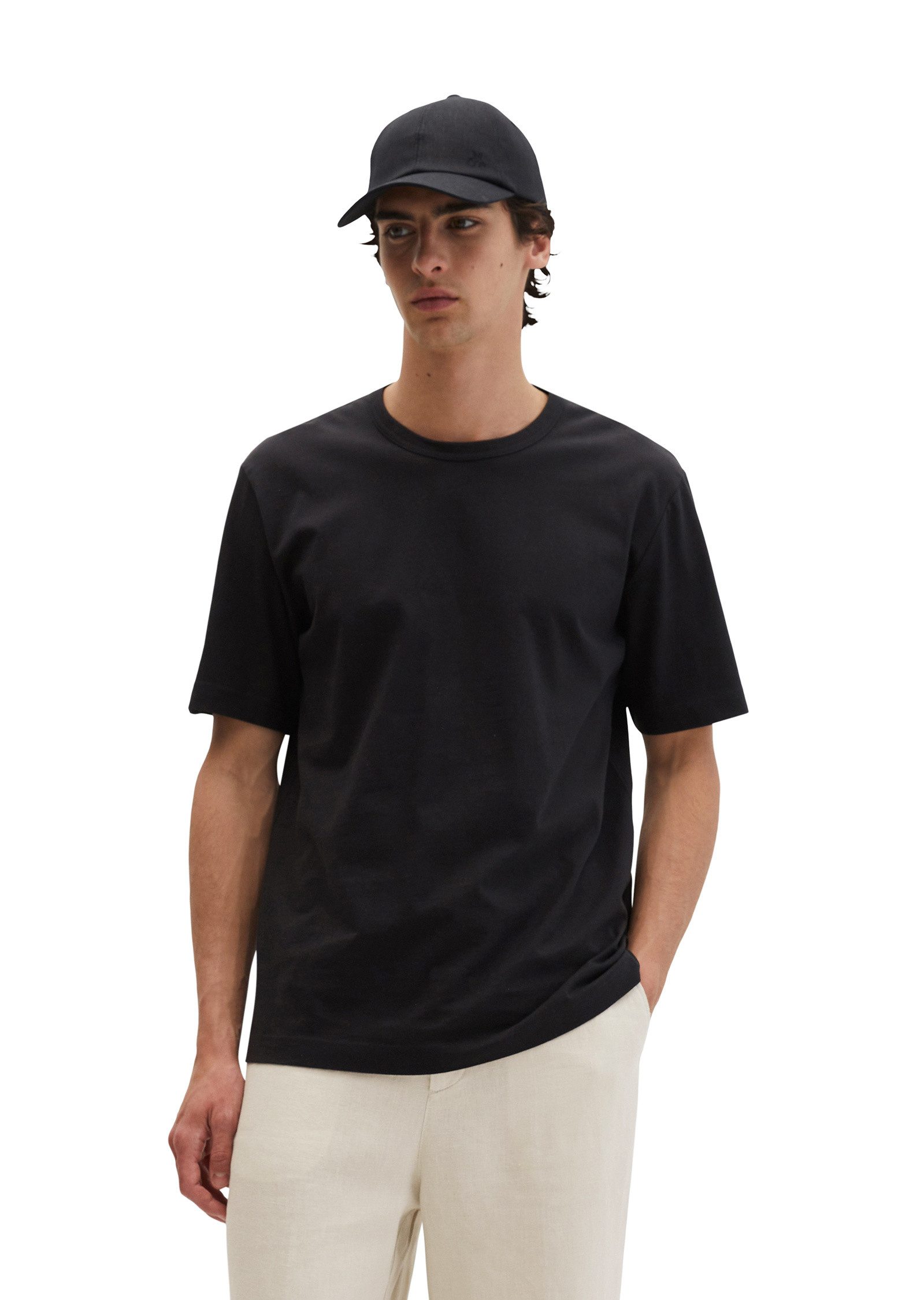 Marc O'Polo T-Shirt aus hochwertiger Bio-Baumwolle