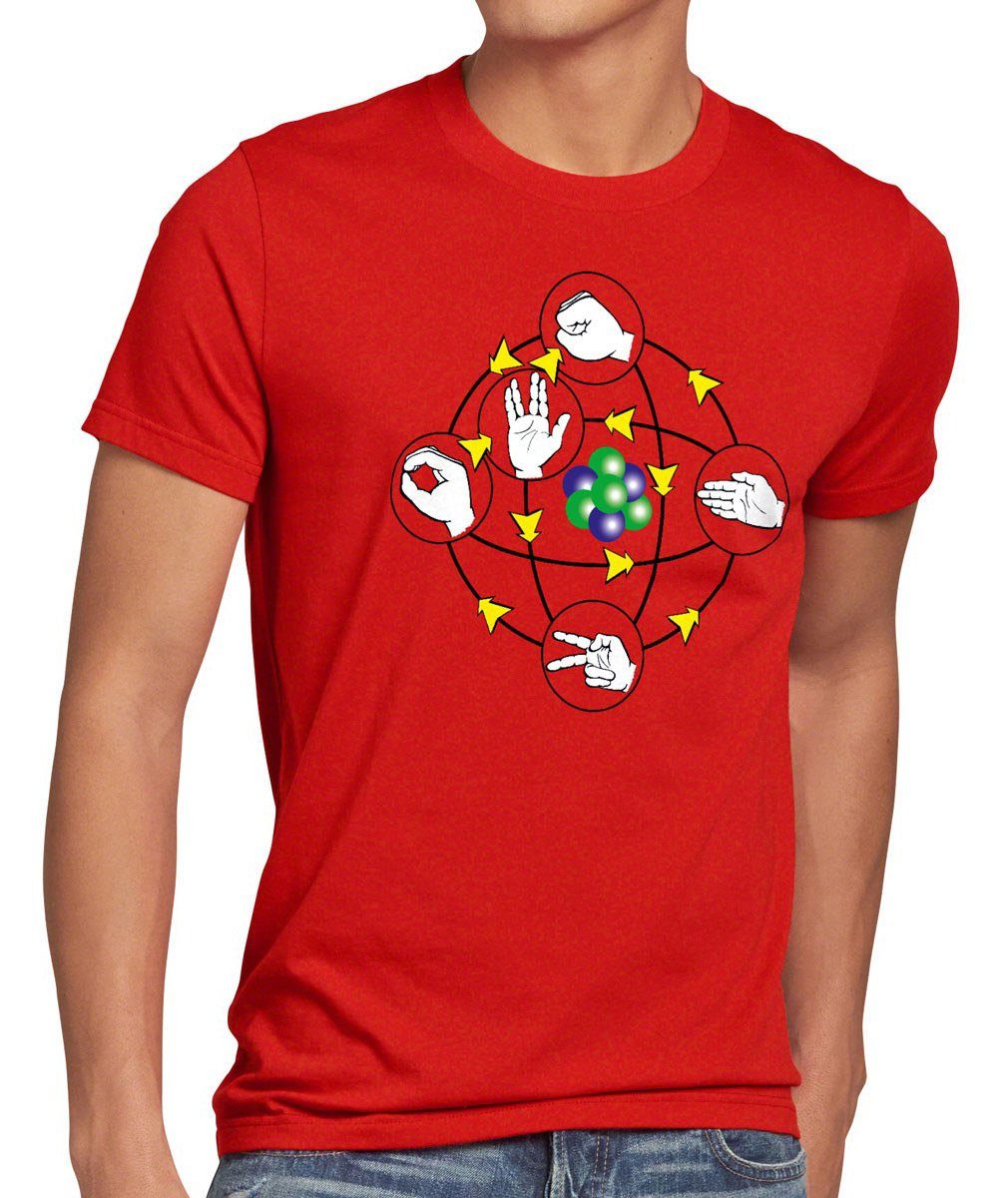 style3 T-Shirt Stein Papier Echse Spock the big bang theory sheldon cooper günstig online kaufen