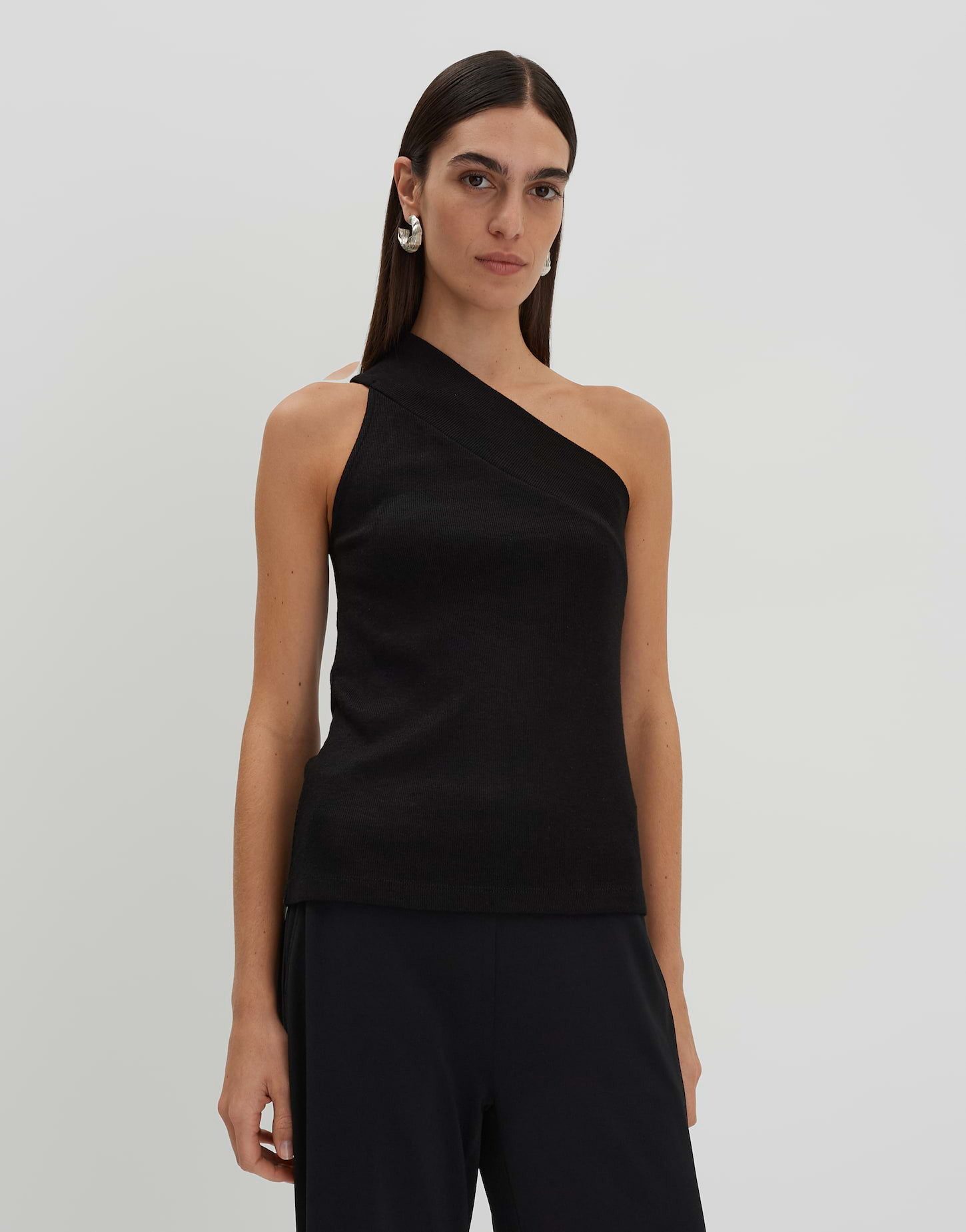 someday Shirttop KARLAH Slim asymetrisches One-Shoulder günstig online kaufen