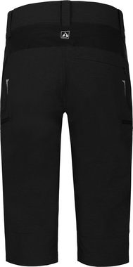 Bergson Fahrradhose VALLI Capri Damen 3/4 Radhose, robust, elastisch, Normalgrößen, schwarz