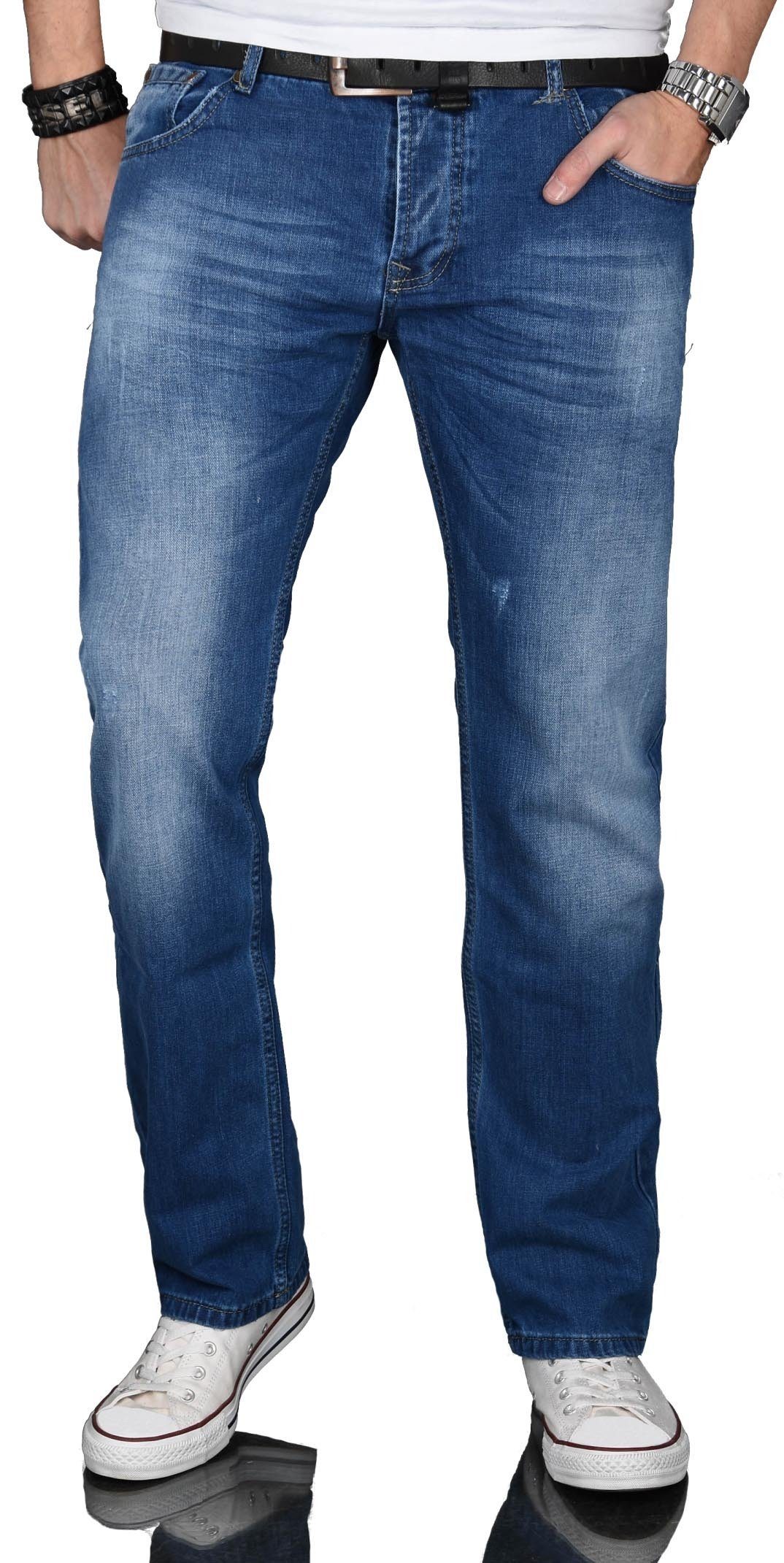 Alessandro Salvarini Regular-fit-Jeans ASJulio mit geradem Bein