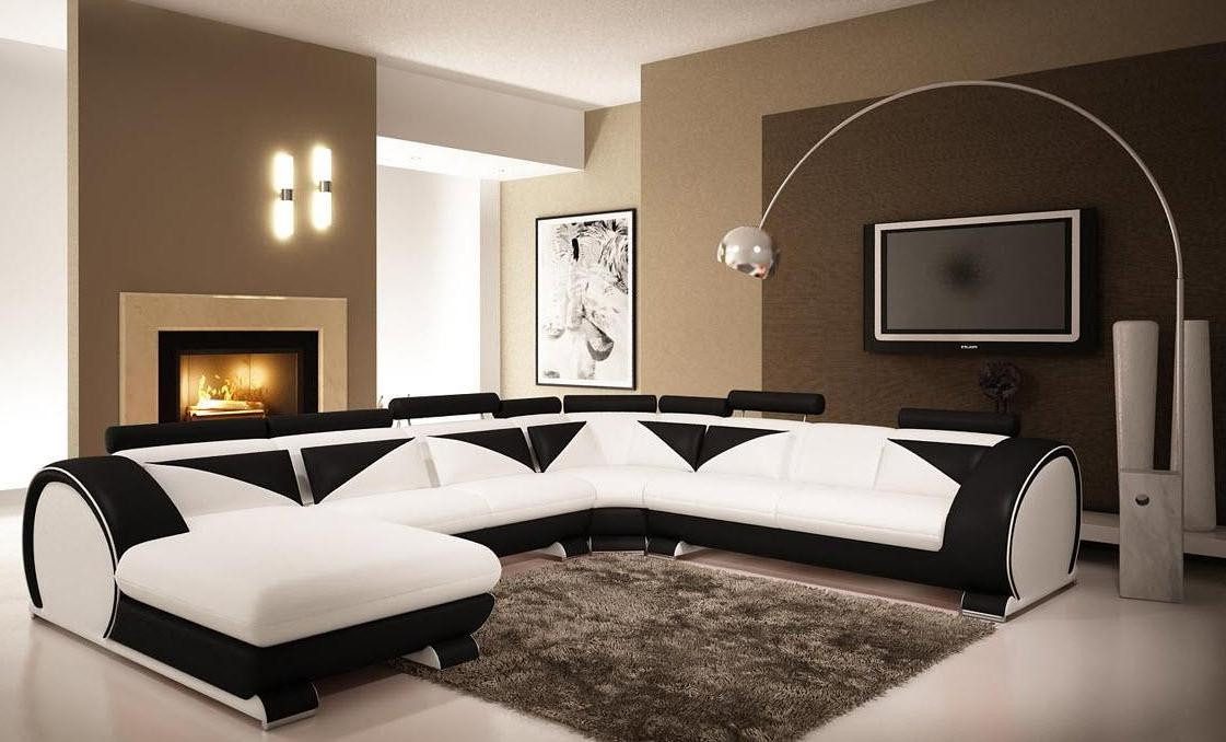 Xlmoebel Ecksofa Großes Ledersofa mit USB-Anschluss und modernem Design, Hergestellt in Europa