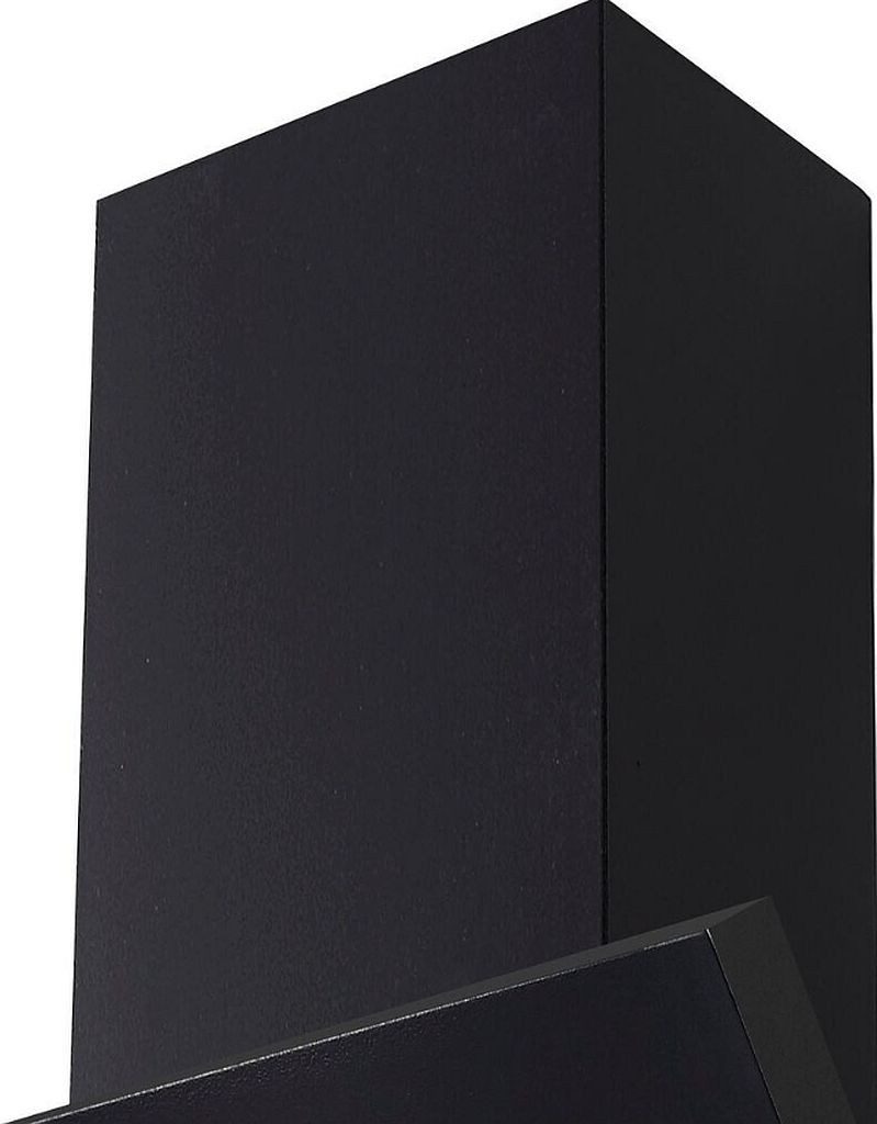 PKM Wandhaube 60 cm schwarz LED-Beleuchtung Rückschlagklappe S28-60 BBPY 60 cm schwarz LED-Beleuchtung Rückschlagklappe S28-60 BBPY