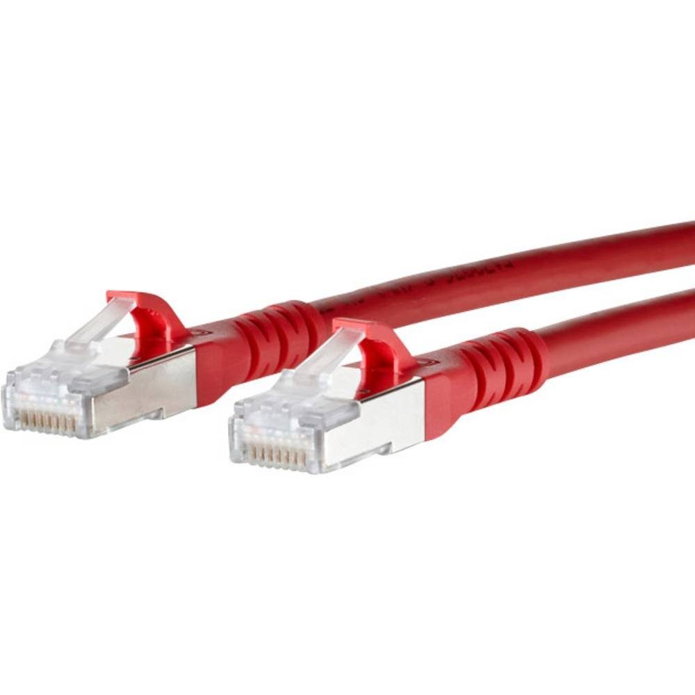 Metz Connect Patchkabel Cat.6A AWG 26 0.5 m 1308450566-E LAN-Kabel, (0.50 cm), mit Rastnasenschutz