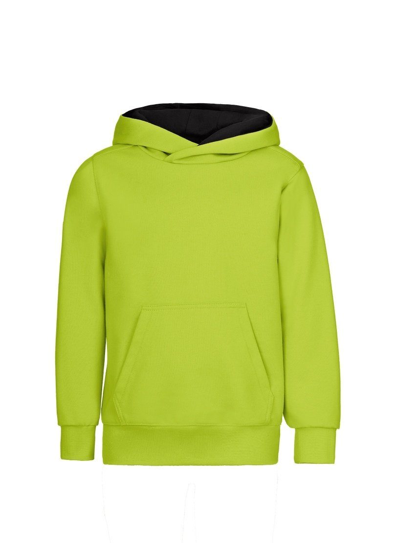 TRIGEMA mit lemon Kängurutasche Kapuzenpullover Trigema Sweatshirt