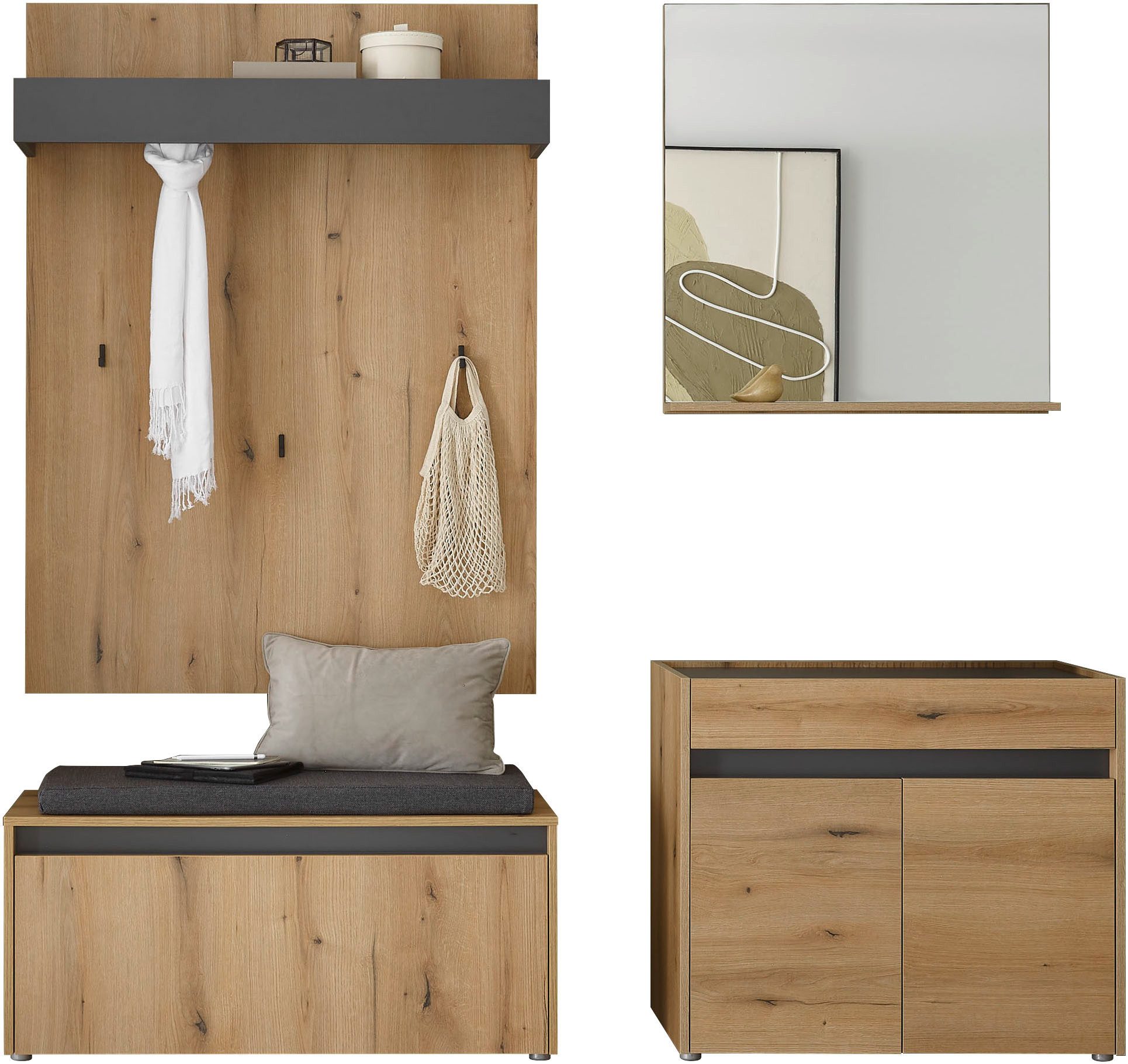 INOSIGN Garderoben-Set GIRON/CiTY, moderne Garderobe, Komplettset günstig online kaufen