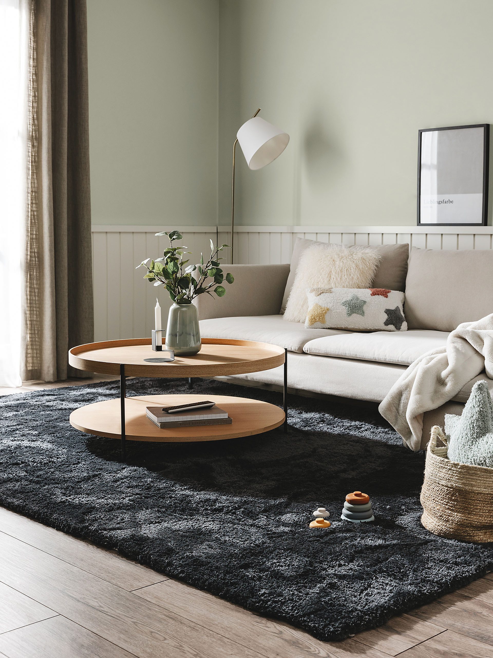 benuta Hochflor-Teppich Cloudy, rechteckig, Höhe: 31 günstig online kaufen