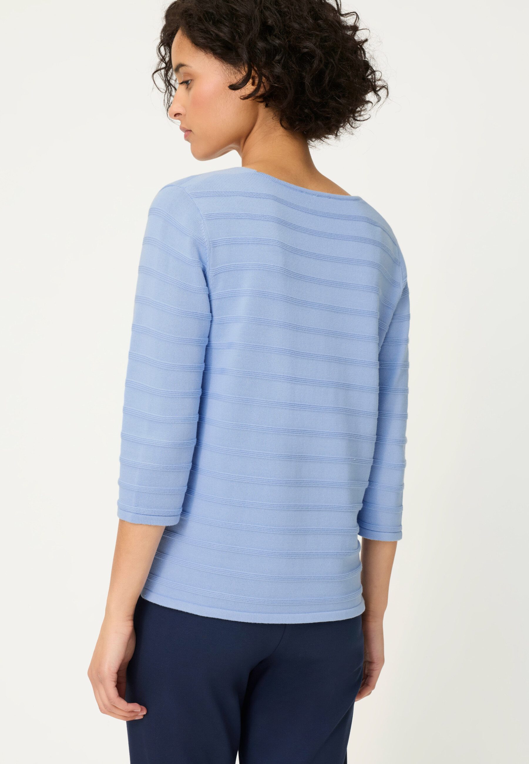Olsen Strickpullover Pullover mit Karree-Ausschnitt