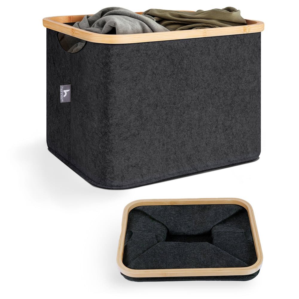 HENNEZ Aufbewahrungskorb 40L Faltbarer Wäschekorb - Körbe zur Aufbewahrung, günstig online kaufen