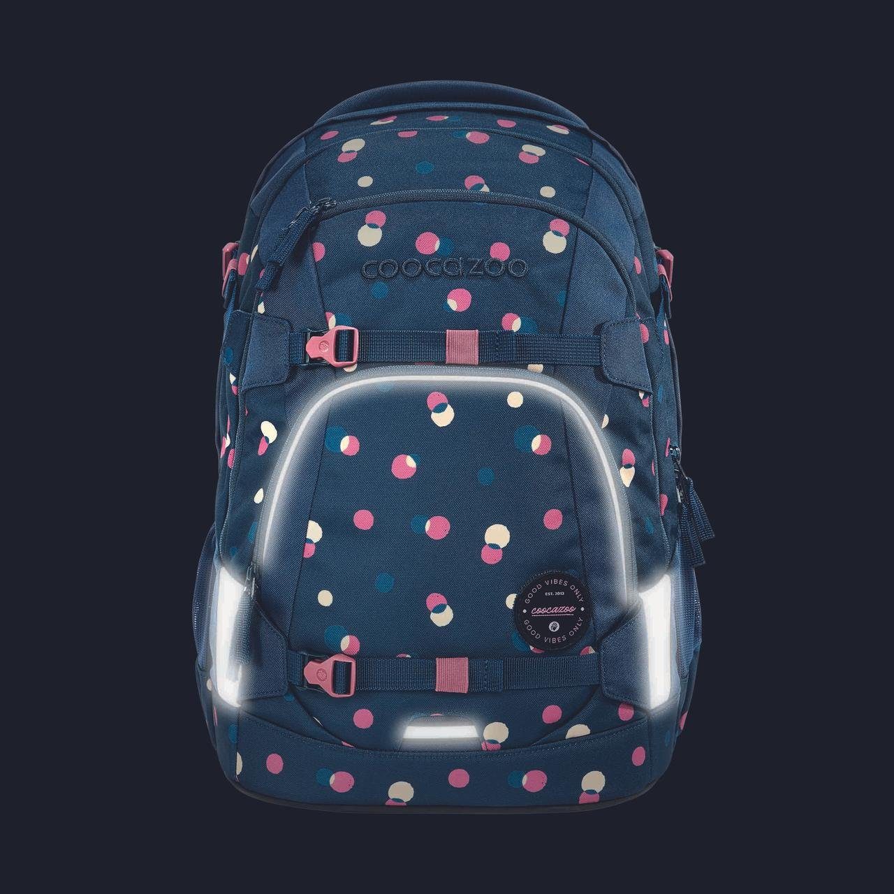 coocazoo Schulranzen Schulrucksack MATE Bubble Dreams (1 Stück), ergonomisch, Körpergröße: 135 - 180 cm, Easy-Grow-System – Bild 5 von 5