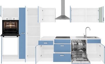wiho Küchen Küchenzeile Husum, mit E-Geräten, Breite 360 cm