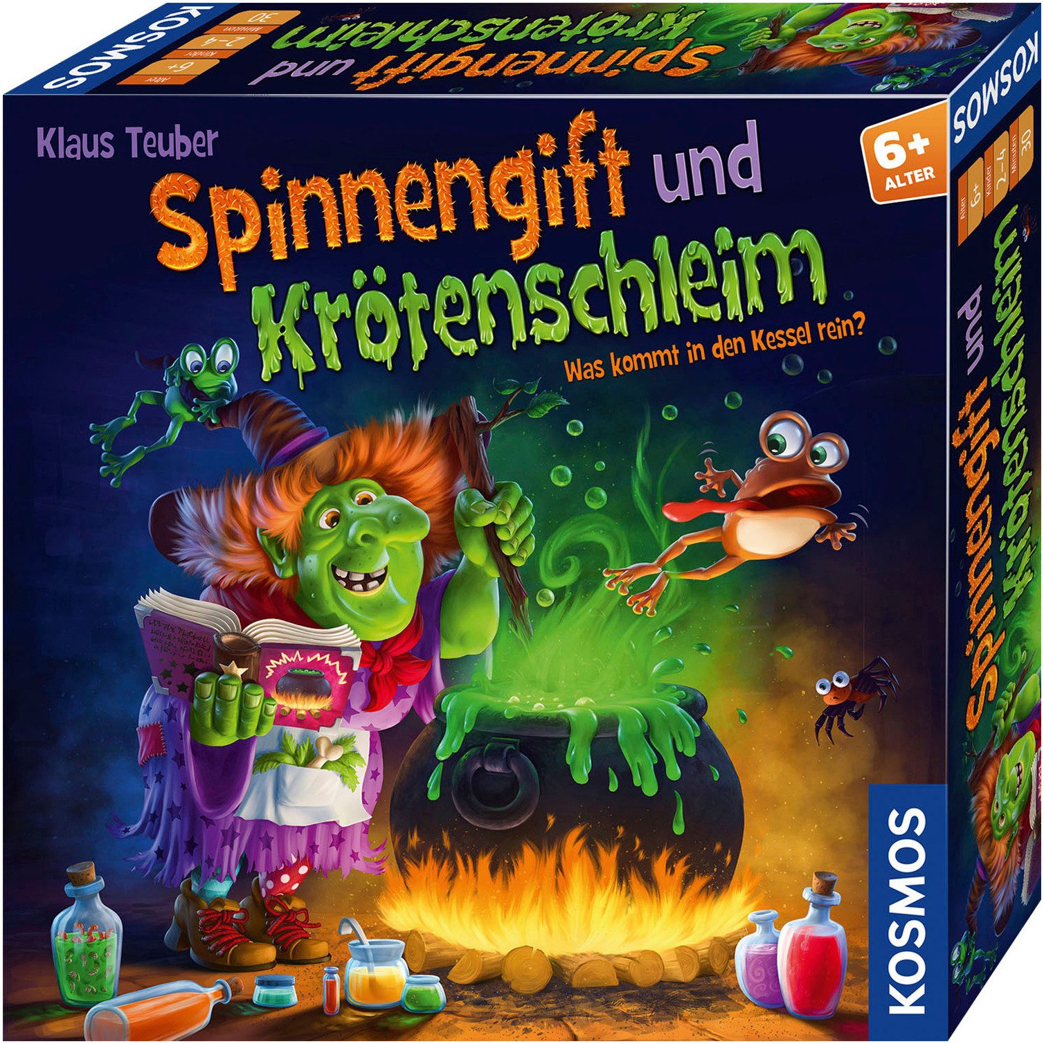 Kosmos Spiel Spinnengift & Krötenschleim, Kinderspiel, Made in Germany
