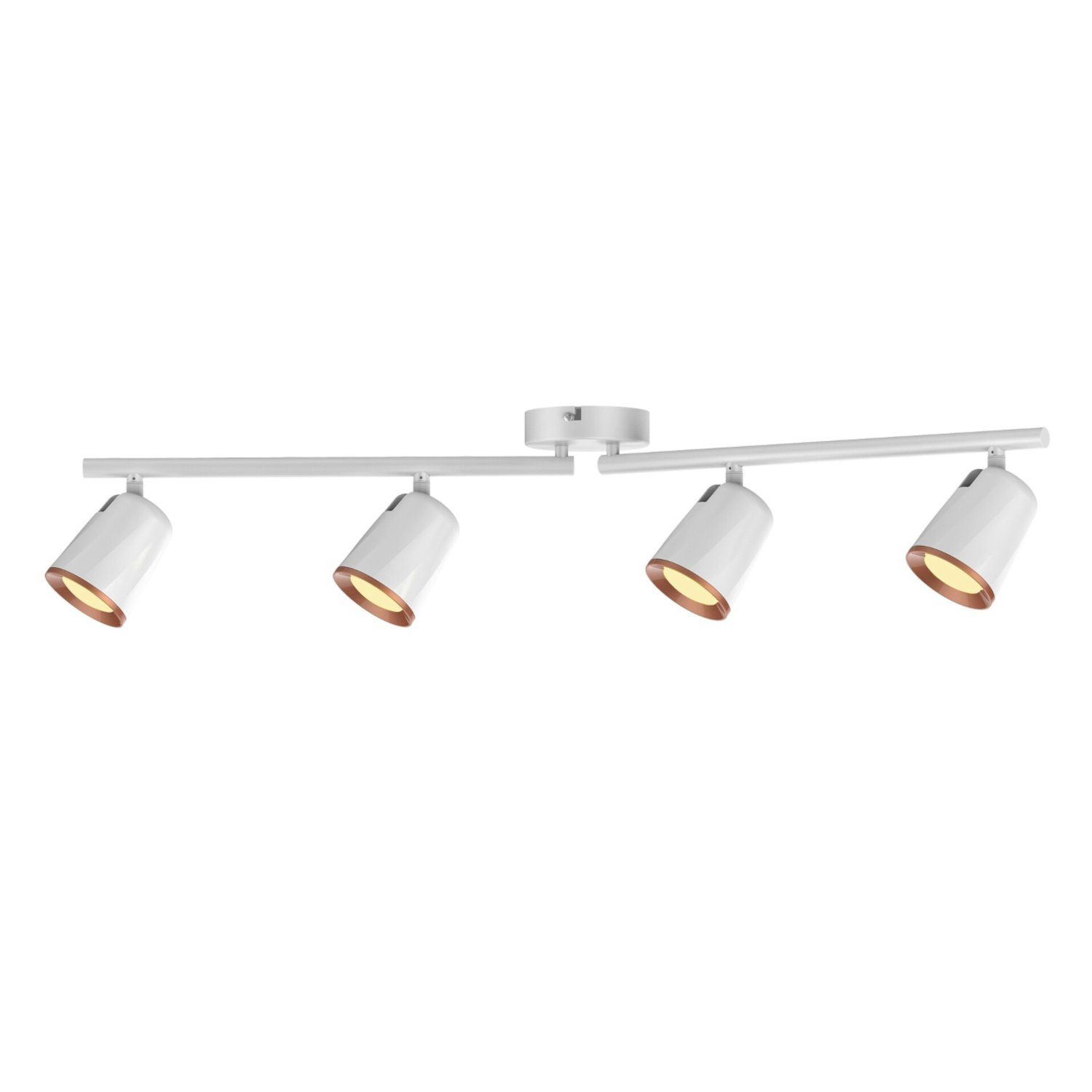 Rabalux Deckenleuchte, warmweiß, Deckenlampe Solange Spot LED 24W Weiß