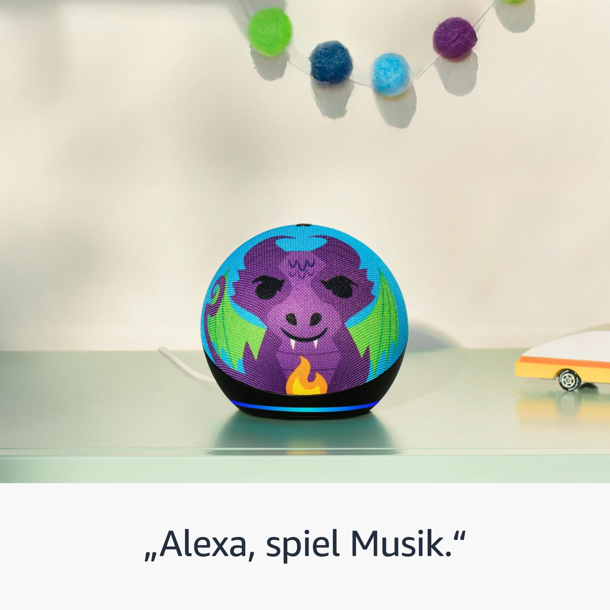 Amazon 4.Gen Sternenstaub-Design Lautsprecher (Kindersicherung, Bluetooth, WLAN, Alexa, Sternenstaub-Design)