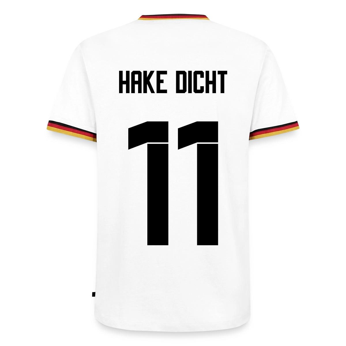 Spreadshirt T-Shirt Sauf Trikot Party Outfit Hake Dicht Männer Kontrast T-Shirt (1-tlg)